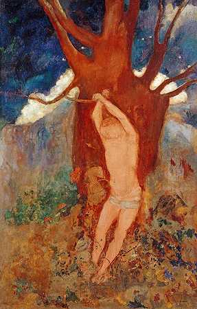圣塞巴斯蒂安`Saint Sébastien (1910) by 奥迪隆·雷东