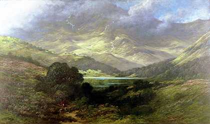 苏格兰高地`Scottish Highlands by Gustave Doré