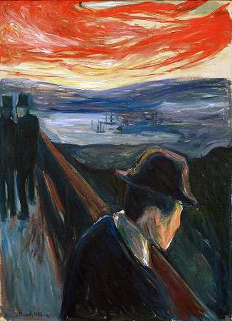 绝望`Despair (1892) by Edvard Munch
