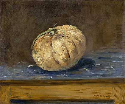 甜瓜`The Melon (c. 1880) by Édouard Manet