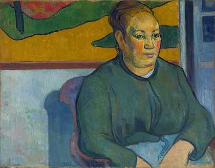 鲁林夫人`Madame Roulin (1888) by Paul Gauguin
