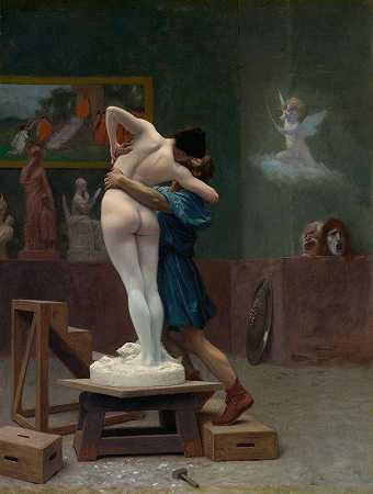 皮格马利翁和伽拉泰亚`Pygmalion and Galatea (Ca. 1890) by Jean-Léon Gérôme