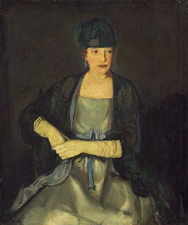 莫德·默里·戴尔（切斯特·戴尔夫人）`Maud Murray Dale (Mrs. Chester Dale) (1919) by George Wesley Bellows