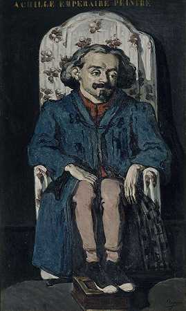 雄性阿喀琉斯`Achille Emperaire (1867 ~ 1868) by Paul Cézanne