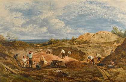 肯辛顿砾石坑`The Kensington Gravel Pits (1857) by John Linnell