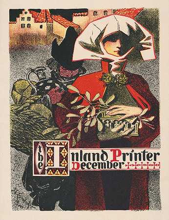 内陆打印机，12月`Inland Printer, December (1890) by J.C. Leyendecker