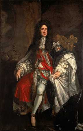 查理二世国王`King Charles II by Sir Godfrey Kneller