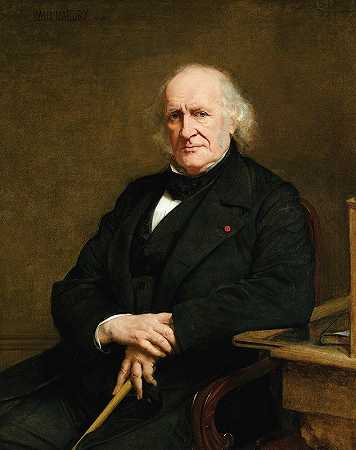 维吉斯的财富肖像`Portrait of Fortuné De Vergès ( 1863) by Paul-Jacques-Aimé Baudry