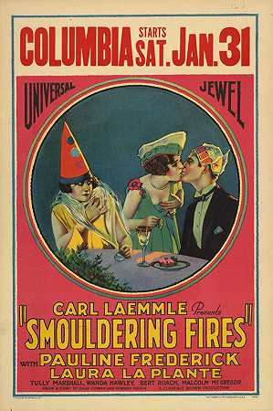 闷烧的火`Smouldering fires (1924) by Morgan Litho Co.