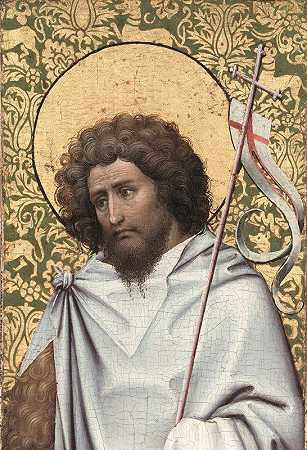 施洗约翰`John the Baptist (c. 1410) by Robert Campin