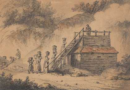 酒花窑`A Hop Kiln (1795) by George Morland
