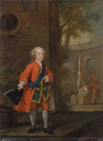 威廉·奥古斯都，坎伯兰公爵`William Augustus, Duke of Cumberland (1732) by William Hogarth