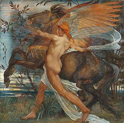 飞马座`Pegasus (1889) by 沃尔特·克莱恩