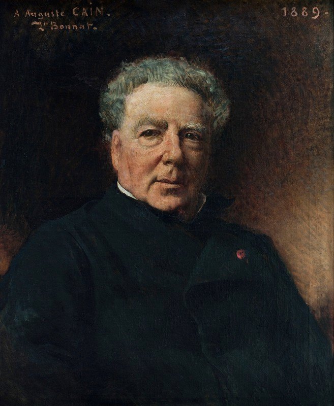 `Portrait dAuguste Cain (1889) -