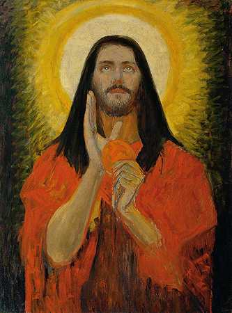 天哪`Christus (1915) by Max Kurzweil