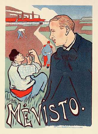 梅维斯塔`Mévisto (1897) by Henri-Gabriel Ibels