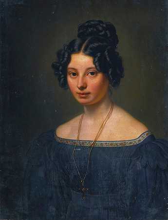 安娜·马瑟比格`Anna Motherbig (1830) by Carl Christian Vogel von Vogelstein
