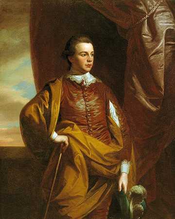 橡树园的托马斯·米德尔顿`Thomas Middleton of The Oaks by Benjamin West