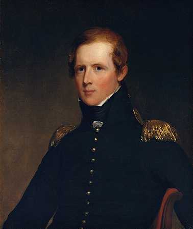 约翰·比德尔少校`Major John Biddle (1818) by Thomas Sully