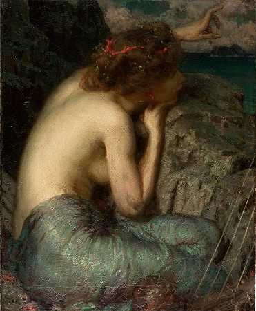警报`The Siren (1904) by Louis Loeb