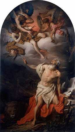 圣杰罗姆愿景`Vision of St. Jerome (1739) by Pierre Subleyras