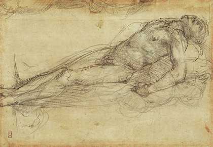 死基督`Dead Christ (1517–1518) by Pontormo (Jacopo Carucci)