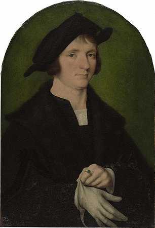 乔里斯·维塞勒`Joris Vezeleer (probably 1518) by Joos Van Cleve