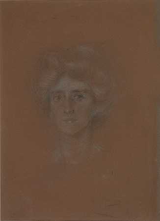 娜塔莉印象`Impression of Natalie (1902) by Alice Pike Barney