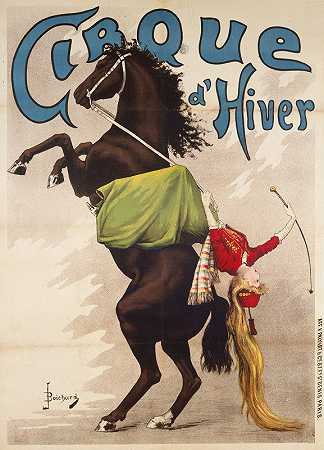 马戏团冬季`Cirque Dhiver (1880~1900) by J. Boichard
