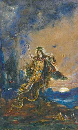 仙女`La Fée by Gustave Moreau