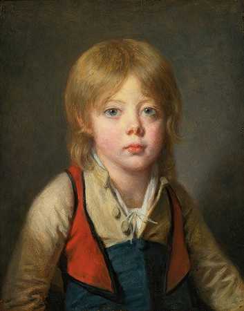 小农`Young Peasant Boy by Jean-Baptiste Greuze