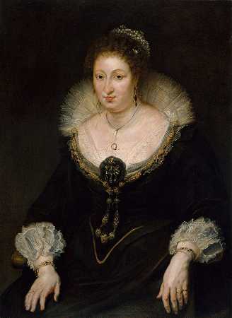 阿伦德尔伯爵夫人阿莱西娅·塔尔博特夫人`Lady Alethea Talbot, Countess of Arundel (1620) by Peter Paul Rubens