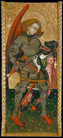 大天使圣迈克尔`Saint Michael the Archangel (1435~1445) by Blasco de Grañén