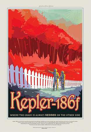 开普勒186F`Kepler186f (2017) by NASA