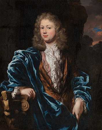 科内利斯·滕·霍夫肖像`Portrait of Cornelis ten Hove (c. 1682) by Nicolaes Maes