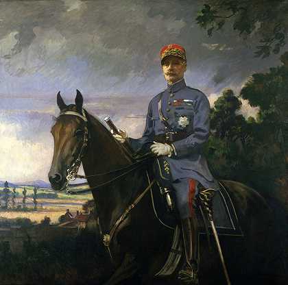 费迪南德·福克斯元帅`Marshal Ferdinand Foch (1920) by Edmund Charles Tarbell