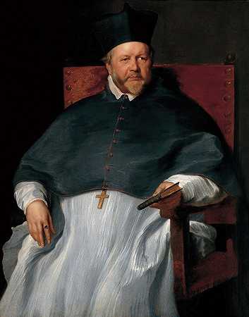 扬·范·马尔德伦主教`Bishop Jan Van Malderen by Anthony van Dyck