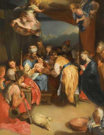 基督的割礼`The Circumcision Of Christ by Federico Barocci