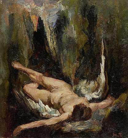 堕落天使`De gevallen engel (1885 ~ 1931) by Willem de Zwart