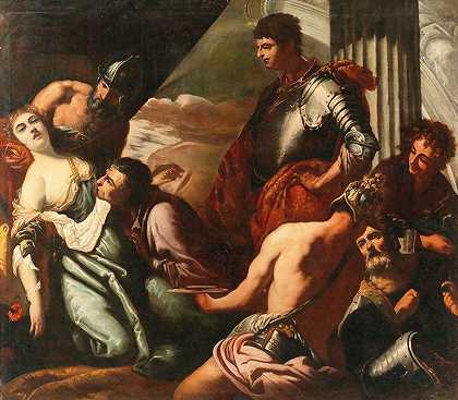 阿格里皮纳之死`The Death of Agrippina by Antonio Zanchi