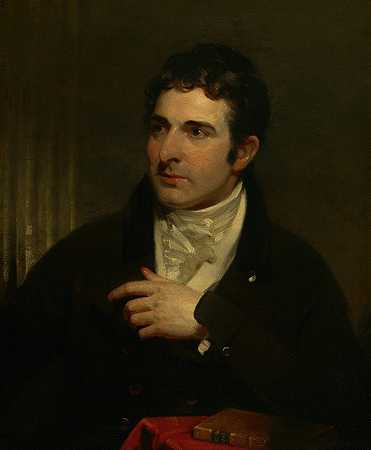 约翰·菲利普·肯布尔`John Philip Kemble (c.1795) by Martin Archer Shee