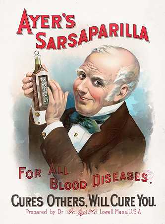 艾耶尔和sarsaparilla治疗所有血液疾病，治愈其他疾病，将治愈你`Ayers sarsaparilla, for all blood diseases, cures others, will cure you (1891) by Knapp & Co.