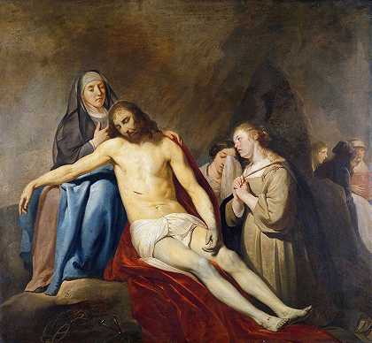 哀歌`The Lamentation (1640) by Pieter Fransz. de Grebber