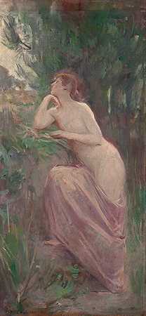 诗歌`La Poésie (1890 ~ 1893) by Raphaël Collin