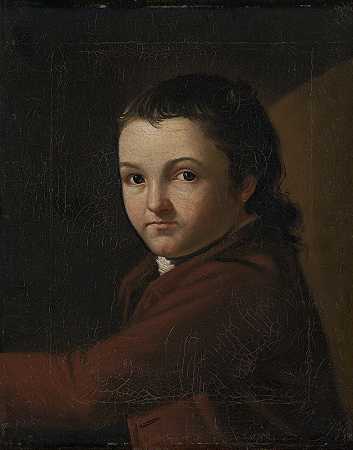 小贾比兹·亨廷顿（艺术家的侄子）`Jabez Huntington, Jr. (Nephew of the artist) (1777) by John Trumbull