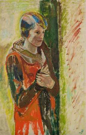 Portrettstudie`Portrettstudie (1936) by Henrik Sørensen
