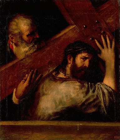 背负十字架`Carring of the Cross (1565) by Titian