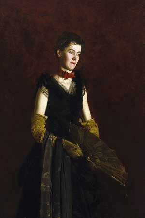 莱蒂西亚·威尔逊·乔丹`Letitia Wilson Jordan by Thomas Eakins