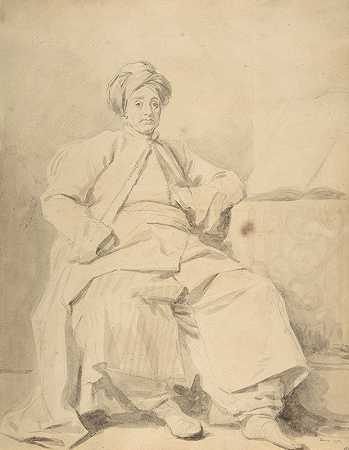苏丹`The Sultan (1774) by Jean-Honoré Fragonard