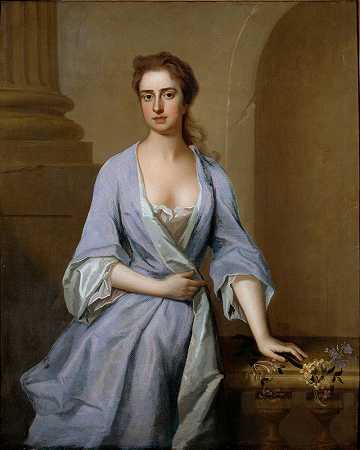 一位女士的肖像`Portrait of a Lady by Michael Dahl